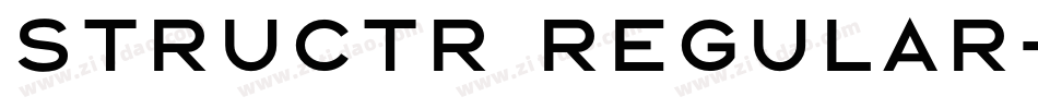 Structr Regular字体转换